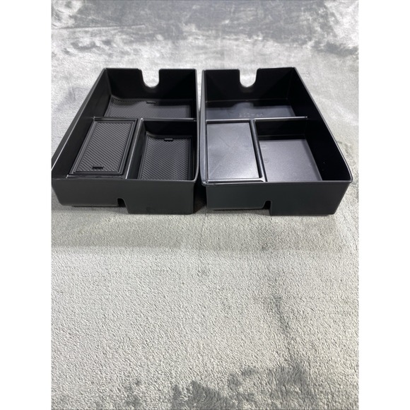 Center Armrest Storage 2023-2024 Lexus RX 350 350h 500h Box Organizer Tray 2 Pk - Picture 7 of 10
